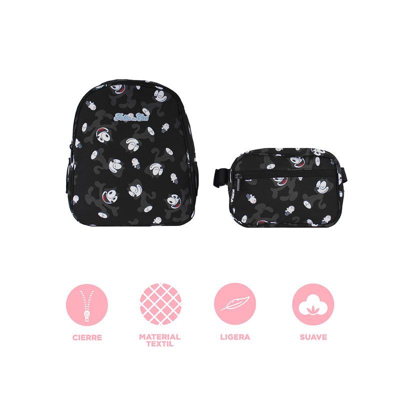 Maleta-Escolar-Serie-Felix-The-Cat-Negro-3-24567