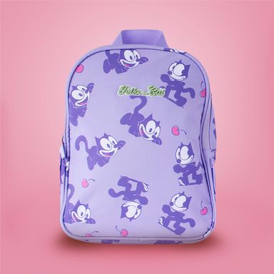 Maleta Escolar Serie Felix El Gato Morado