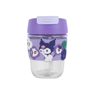 Vaso de Vidrio de 350 Ml Kuromi Serie Sanrio