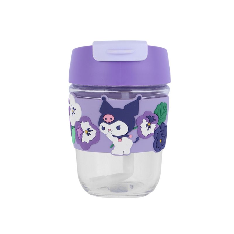 Vaso-de-Vidrio-de-350-Ml-Kuromi-Serie-Sanrio-1-24461