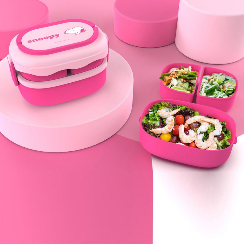 Contenedor-para-Alimentos-de-Doble-Capa-1600-Ml-Serie-Snoopy-Rosa-2-24617