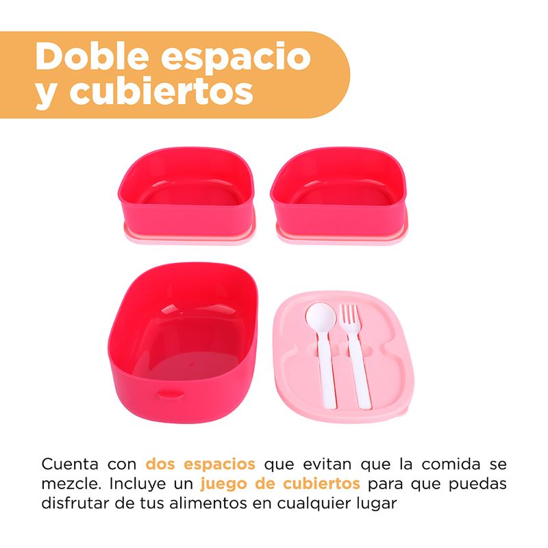 Contenedor-para-Alimentos-de-Doble-Capa-1600-Ml-Serie-Snoopy-Rosa-5-24617