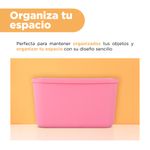 Organizador-Plastico-de-Almacenamiento-con-Tapa-Serie-Rainbow-L-Rosa-5-24581