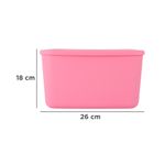 Organizador-Plastico-de-Almacenamiento-con-Tapa-Serie-Rainbow-L-Rosa-8-24581