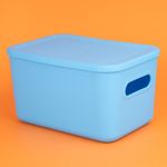 Organizador-Plastico-de-Almacenamiento-con-Tapa-Serie-Rainbow-L-Azul-3-24584