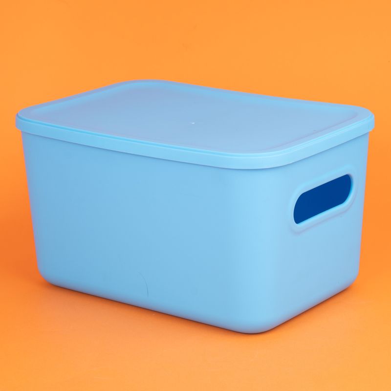 Organizador-Plastico-de-Almacenamiento-con-Tapa-Serie-Rainbow-L-Azul-3-24584