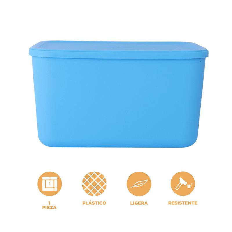 Organizador-Plastico-de-Almacenamiento-con-Tapa-Serie-Rainbow-L-Azul-4-24584