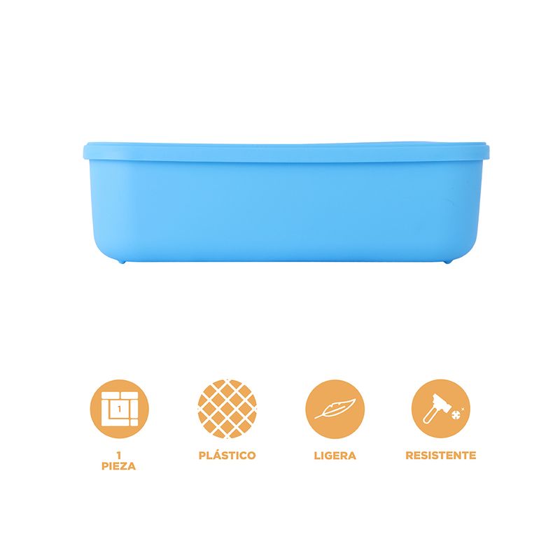 Organizador-Plastico-de-Almacenamiento-con-Tapa-Serie-Rainbow-S-Azul-4-24587