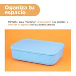 Organizador-Plastico-de-Almacenamiento-con-Tapa-Serie-Rainbow-S-Azul-5-24587
