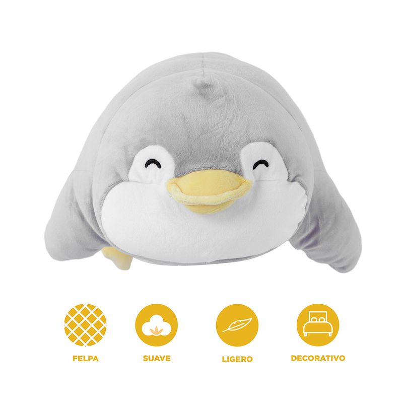 Peluche-19-In-Pinguino-Acostado-Penman-Serie-Mini-Family-Gris-3-24622