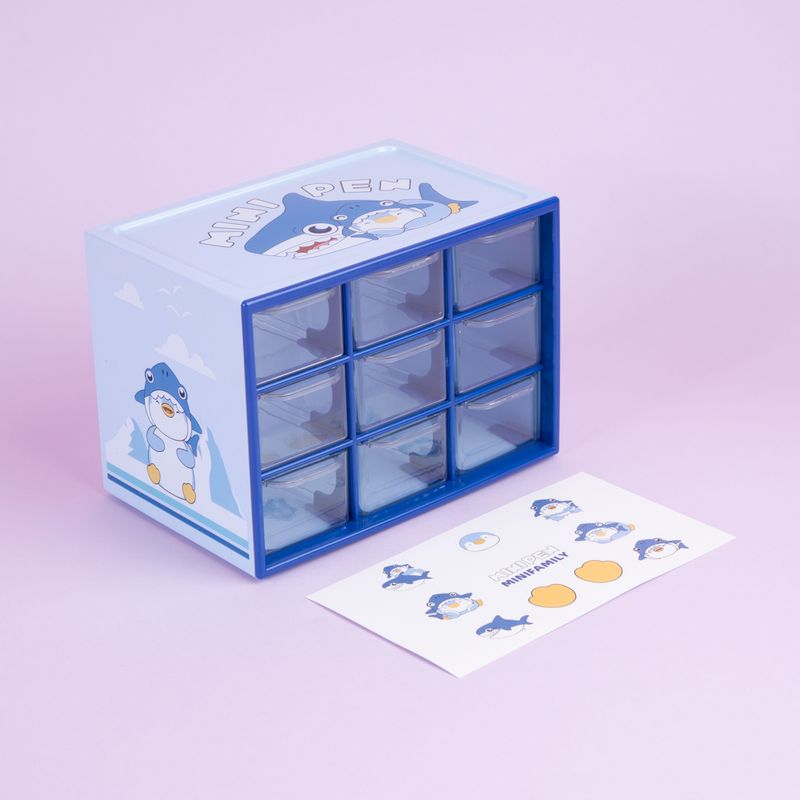 Organizador-Plastico-de-9-Compartimentos-Serie-Mini-Family-Azul-3-24615