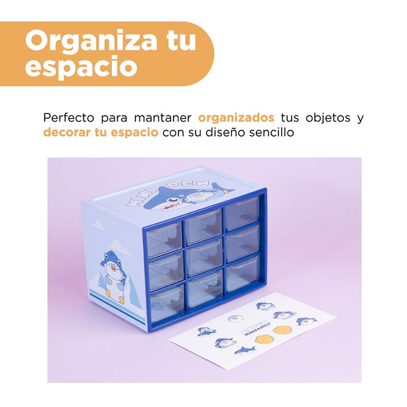 Organizador-Plastico-de-9-Compartimentos-Serie-Mini-Family-Azul-5-24615