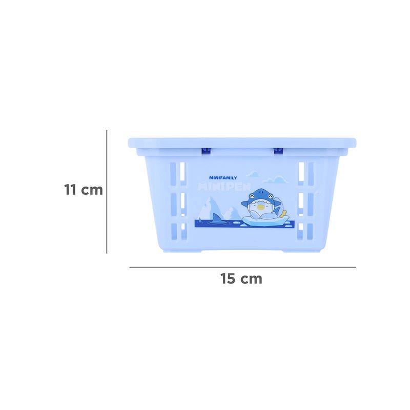 Organizador-Plastico-de-Canasta-Mini-Pen-Serie-Mini-Family-Azul-7-24616