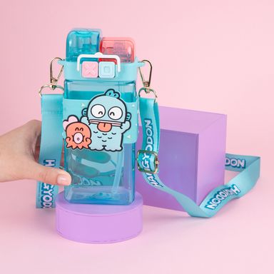 Vaso Plastico con Doble Pitillo de 520 Ml Hangyodon Serie Sanrio