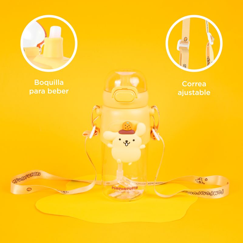 Vaso-Plastico-con-Tapa-y-Pitillo-de-600-Ml-Pompompurin-Serie-Sanrio-Amarillo-6-24633