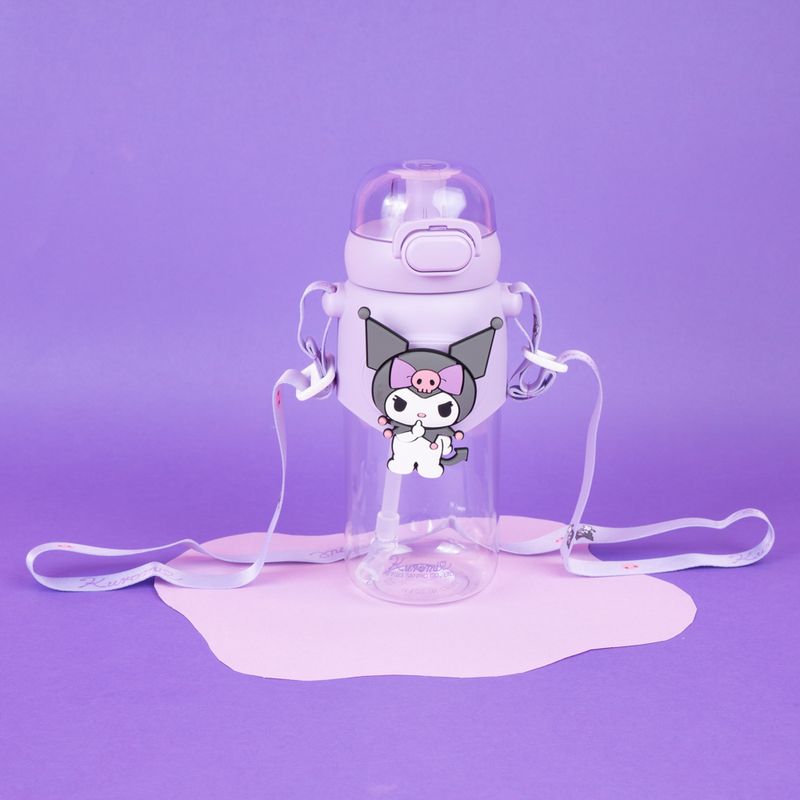 Vaso-Plastico-con-Tapa-y-Pitillo-de-600-Ml-Kuromi-Serie-Sanrio-Morado-8-24636