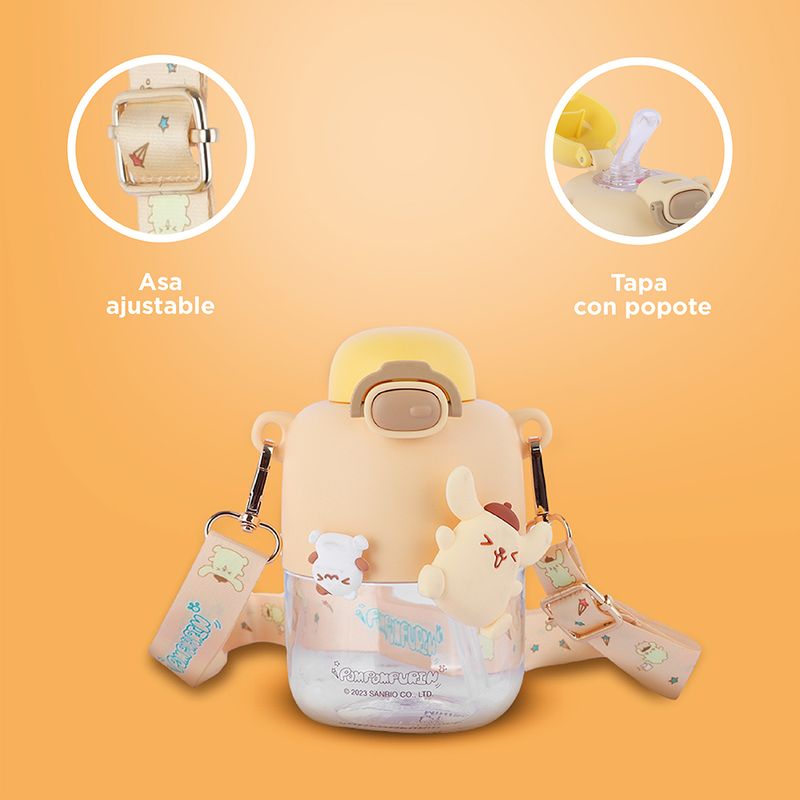 Vaso-Plastico-de-550-Ml-Pompompurin-Serie-Sanrio-Amarillo-5-24639