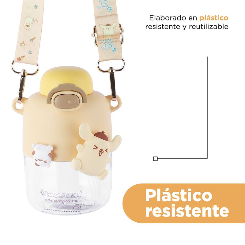 Vaso-Plastico-de-550-Ml-Pompompurin-Serie-Sanrio-Amarillo-6-24639