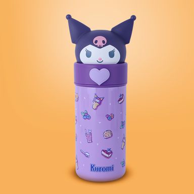 Termo de 350 Ml Kuromi Serie Sanrio Modado