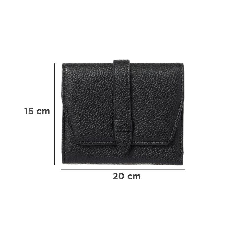 Cartera-Corta-para-Mujer-con-Trabita-Serie-Miniso-Negro-6-24756