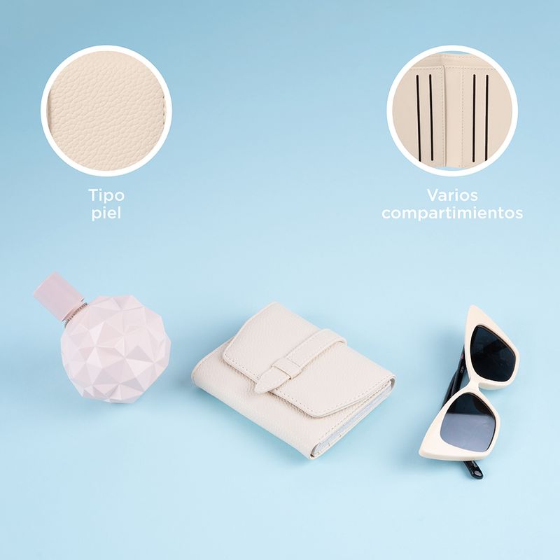 Cartera-Corta-para-Mujer-con-Trabita-Serie-Miniso-Beige-6-24758