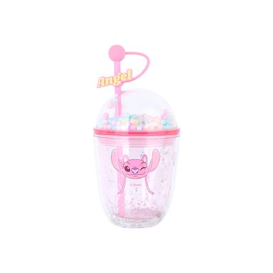 Vaso Plastico Portatil de 435 Ml Angel Serie Disney Lilo & Stitch
