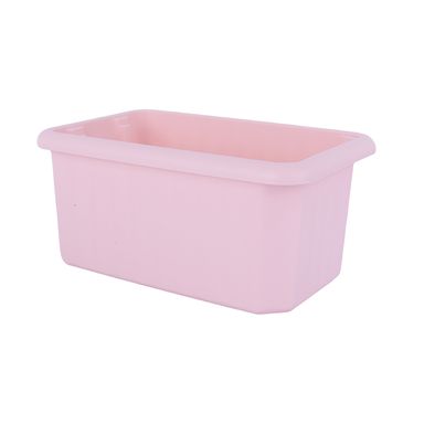 Organizador Plastico de Almacenamiento Apilable S Rosa