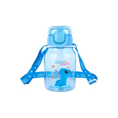 Vaso Plastico con Correa de 600 Ml Stitch Serie Disney Lilo & Stitch
