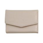 Cartera-Corta-para-Mujer-Tipo-Piel-de-Cocodrilo-Glossy-Beige-1-24696