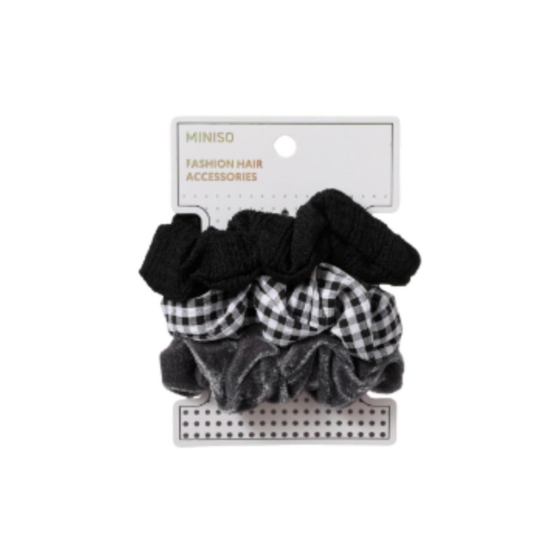 Set-de-Mo-as-para-Cabello-con-Cuadros-Serie-Dark-Miniso-3-Pzas-1-24734