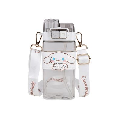 Vaso Plastico con Doble Pitillo de 520 Ml Cinnamoroll Serie Sanrio