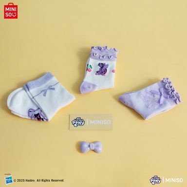 Medias Infantiles 3 Pares Serie My Little Pony Lila