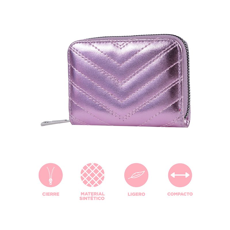 Cartera-Peque-a-Metalica-con-Dise-o-Acolchado-Serie-Miniso-Morado-3-24895