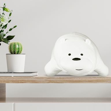 Peluche Polar Acostado, Osos Escandalosos, Mediano, Blanco