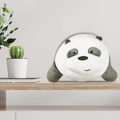 Peluche Panda, Osos Escandalosos Acostado, Mediano, Blanco / Negro