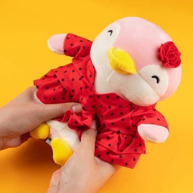 Peluche Pingüino Vestido de Flamenco España Serie Mini Family