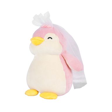 Peluche de Pingüino matrimonio, Pequeño, Rosado