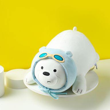 Peluche Lying Plush Toy, Osos Escandalosos, Polar