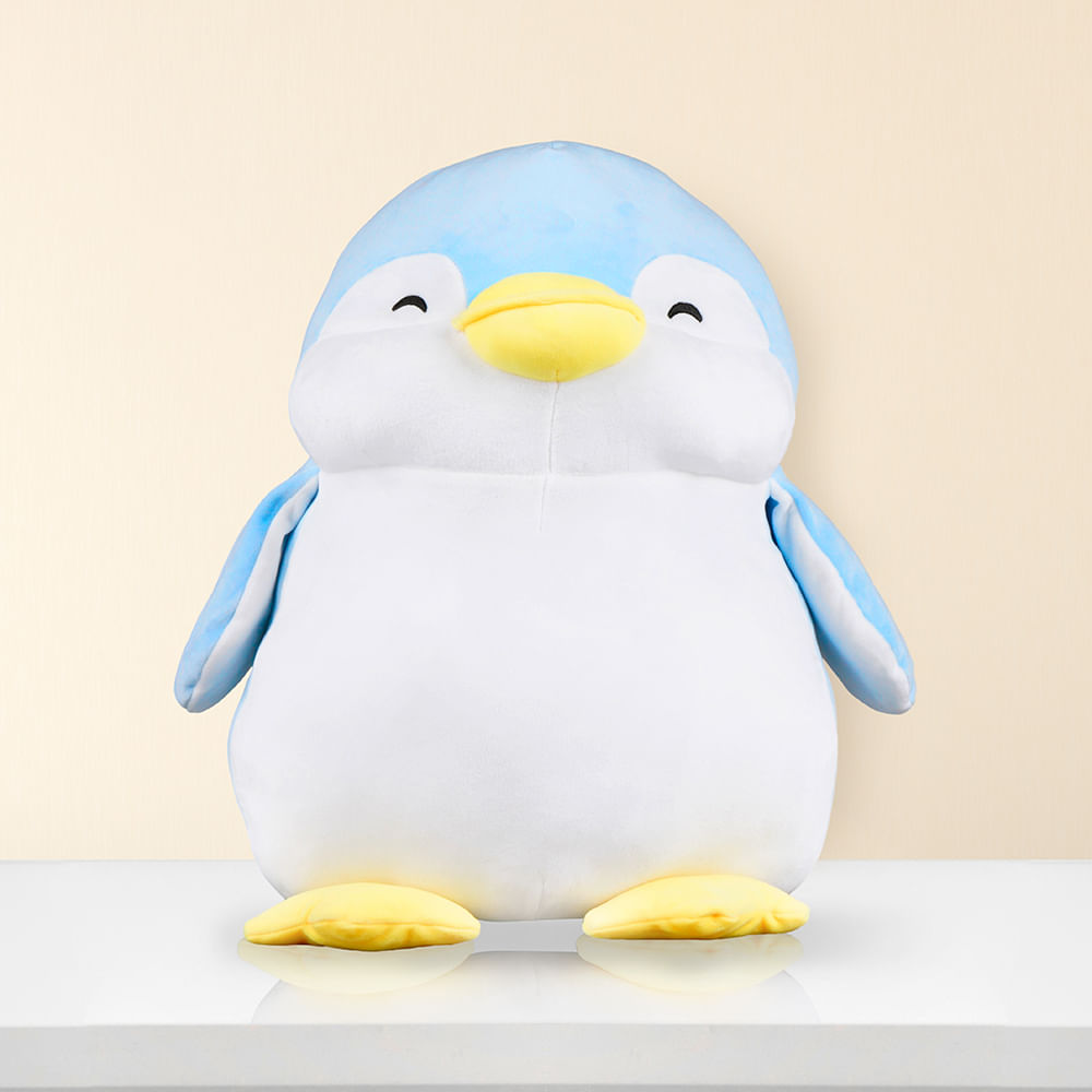 Peluche de Pingüino Mediano Azul Miniso