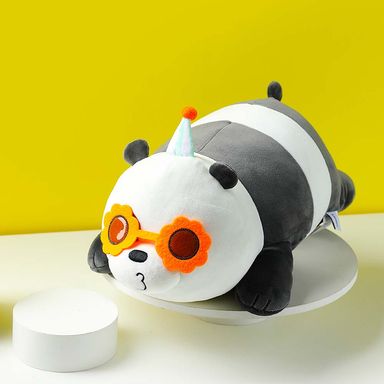 Peluche Lying Plush Toy, Osos Escandalosos, Panda