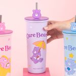Vaso-de-Acero-Inoxidable-con-Pitillo-800Ml-Serie-Care-Bears-Morado-2-24963