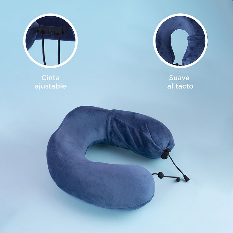 Almohada-para-Viaje-Plegable-de-Espuma-Viscoelastica-Serie-Miniso-Azul-Marino-7-24976