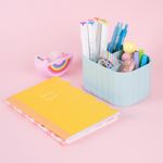 Organizador-Plastico-de-6-Compartimentos-para-Escritorio-Version-Alta-Serie-Macaron-Azul-3-25009
