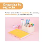 Organizador-Plastico-de-6-Compartimentos-para-Escritorio-Version-Alta-Serie-Macaron-Blanco-5-25010