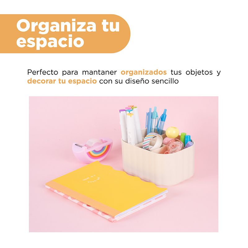 Organizador-Plastico-de-6-Compartimentos-para-Escritorio-Version-Alta-Serie-Macaron-Blanco-5-25010