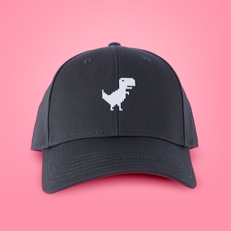 Gorra-de-Beisbol-Bordada-Dinosaurio-Serie-Miniso-Gris-2-24994
