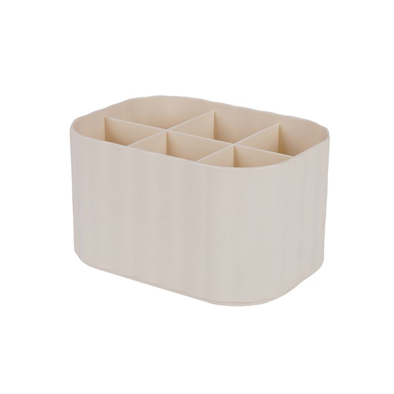 Organizador-Plastico-de-6-Compartimentos-para-Escritorio-Version-Alta-Serie-Macaron-Blanco-1-25010