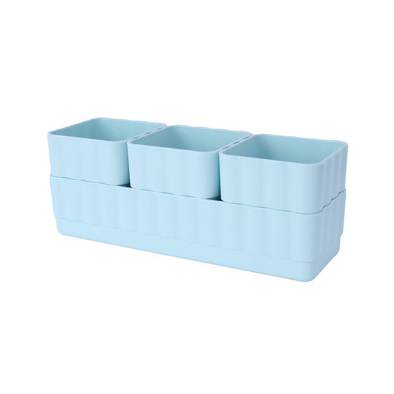 Organizador-Plastico-Apilable-para-Escritorio-4-Piezas-Serie-Macaron-Azul-1-25011