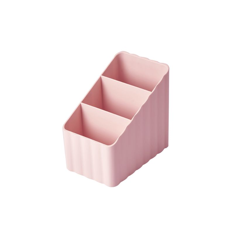 Organizador-Plastico-de-3-Compartimentos-para-Escritorio-Serie-Macaron-Rosa-1-25013