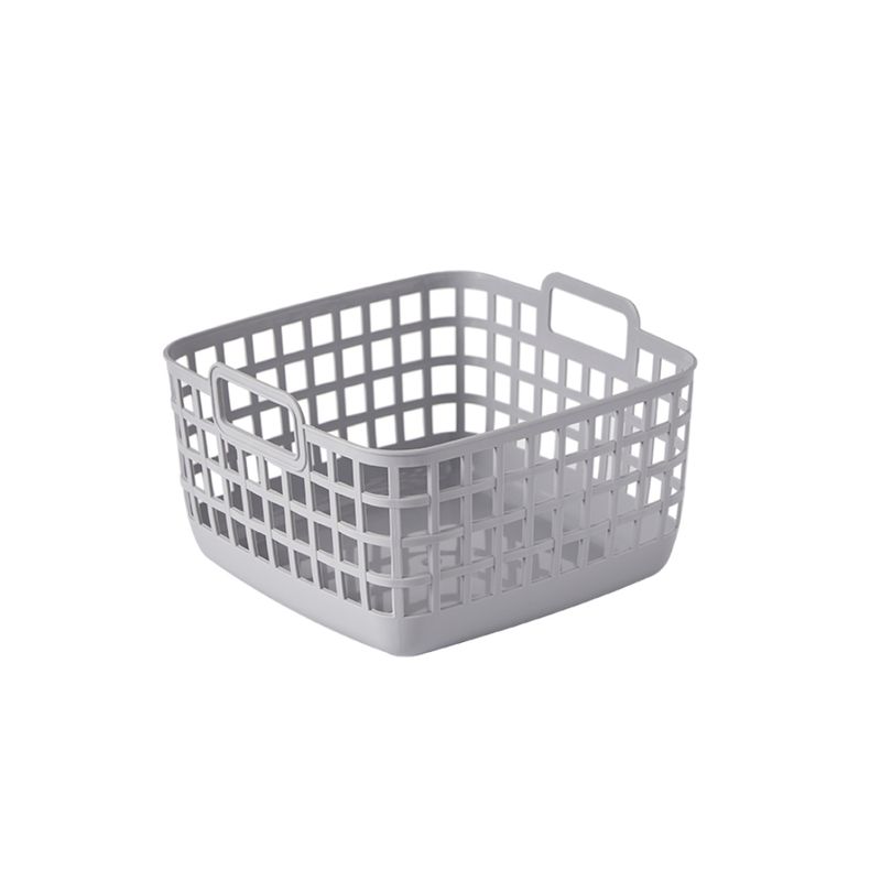 Organizador-Plastico-Cesta-de-Almacenamiento-sin-Tapa-con-Asa-S-Gris-1-25015